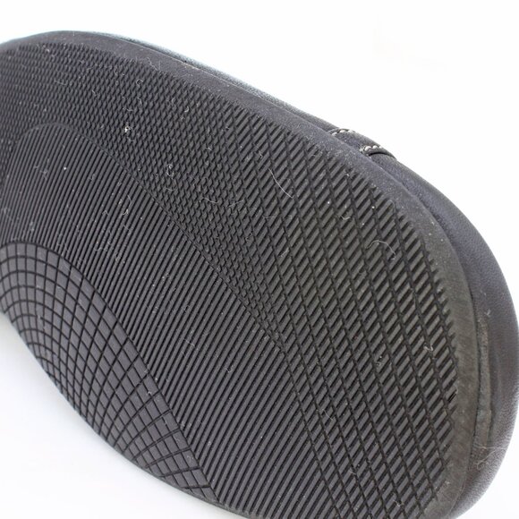 Attilio Giusti Leombruni Black Leather Front Strap Ballet Flats:Size EU41/US11 - Picture 5 of 7